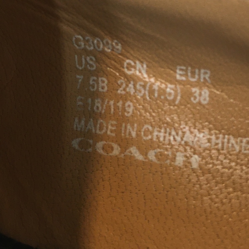 Coach Velvet Tointy Toe Slip On Mules 7.5 Black - Picture 8 of 16